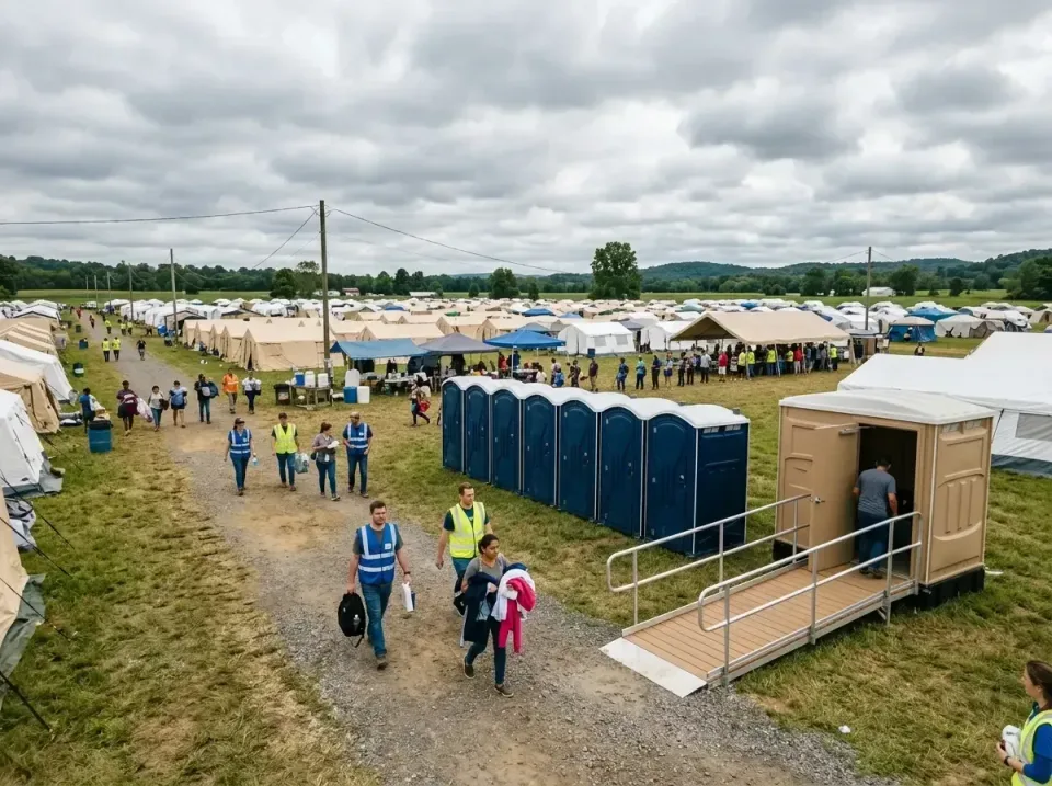 disaster-relief-camp-restrooms-010 — frequently asked questions, Dumpster & Portable Bathrooms Rental in Longview Heights, WA